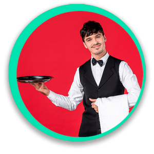 camarero actor teatro alegría